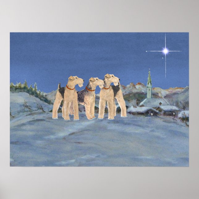Pôster Estrela de Natal (Frente)