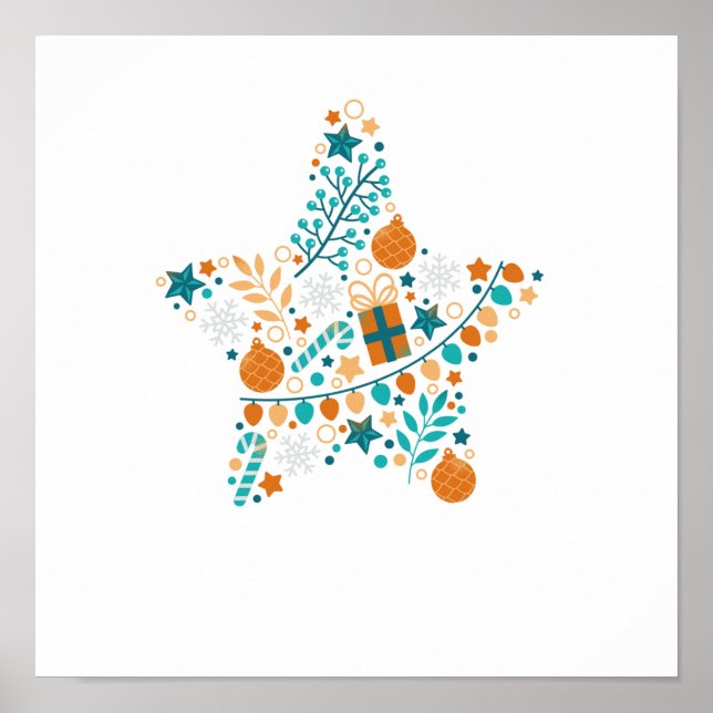 Poster Estrela de Natal (Frente)