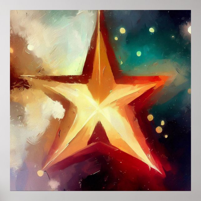 Poster Estrela de Natal 3 (Frente)