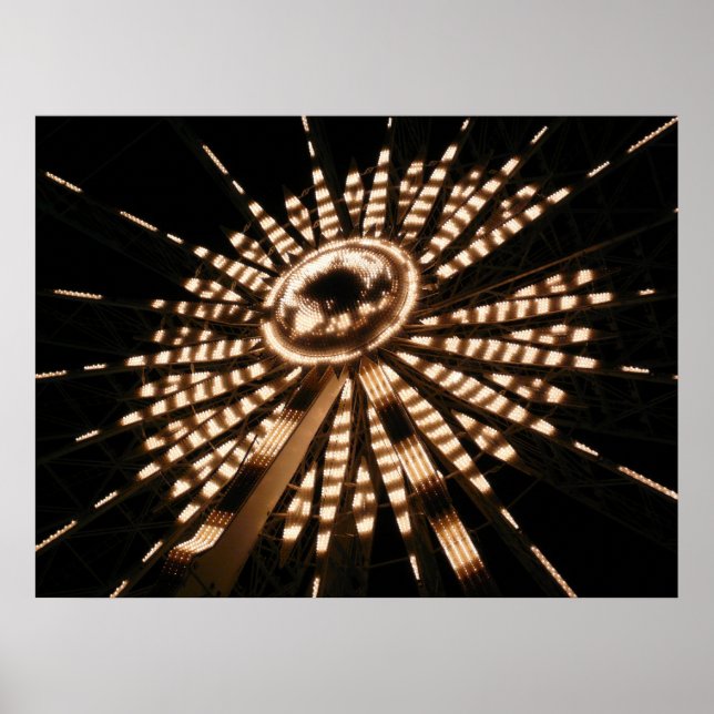 Pôster Estrela de Natal da Grande Roda (Frente)