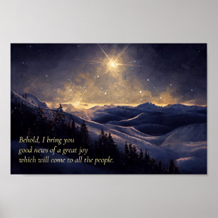 Poster Estrela de Natal da Montanha