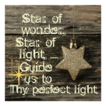 Estrela de Natal da Poster Maravilha