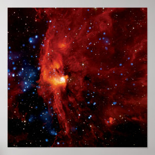 Pôster Estrela de RCW 108 que forma a região - foto do