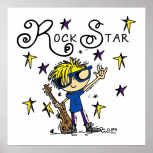 Poster Estrela de Rock Loura