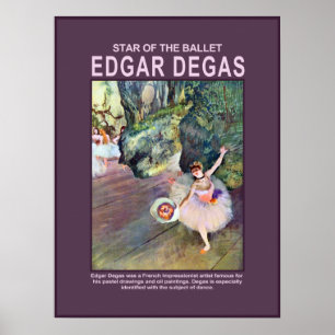 Poster Estrela do Balé de Edgar Degas