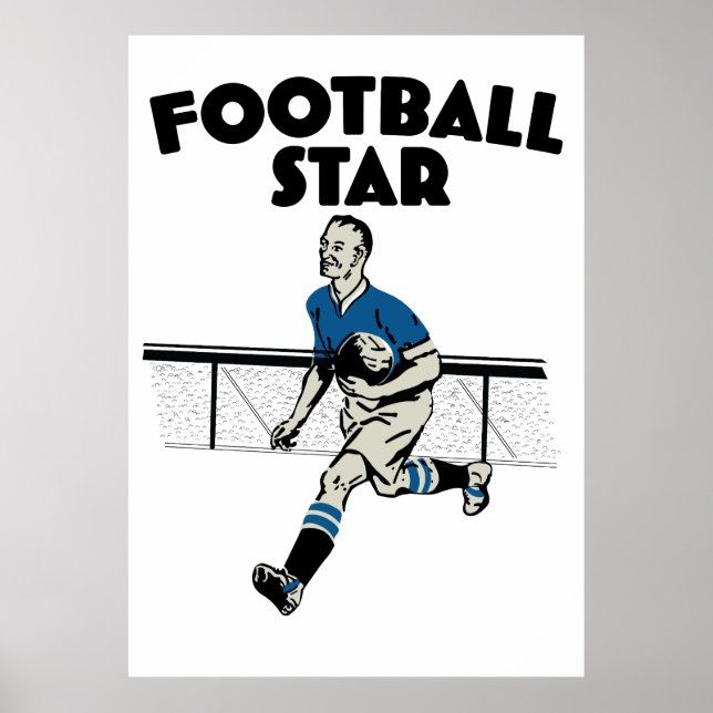Poster Estrela do Futebol (Frente)