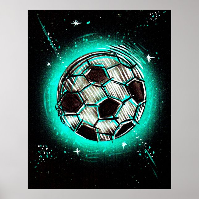Poster estrela do futebol (Frente)