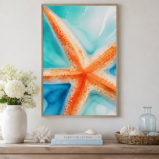 Poster Estrela-do-mar Tropical