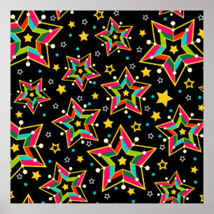 Poster Estrela Festiva de Feliz Brilhante