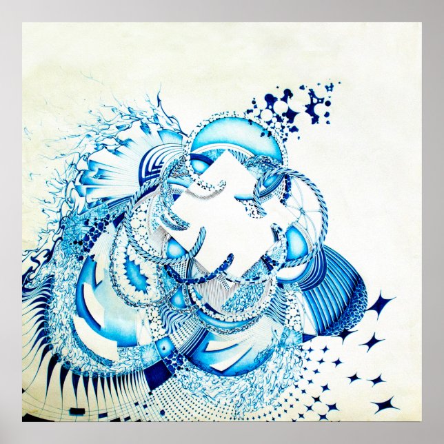 Pôster estrela filante (Frente)