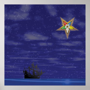 Pôster Estrela oriental do guia