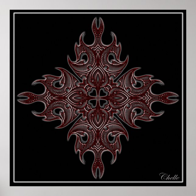 Poster Estrela Polinésia (Frente)