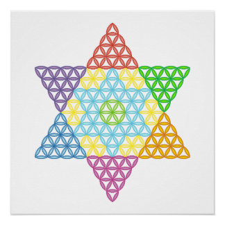 Pôster Estrela Sagrada - Estrela Da Vida, 04/3D-CF.