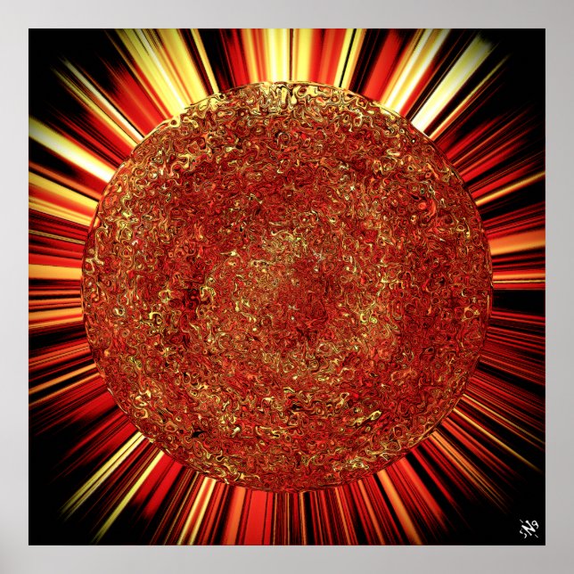 Poster Estrela vermelha (Frente)