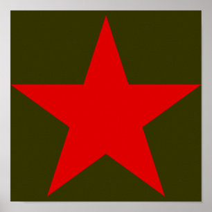 Poster Estrela Vermelha da Jugoslávia