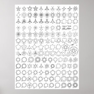 Poster Estrelas 2 Flash de tatuagem