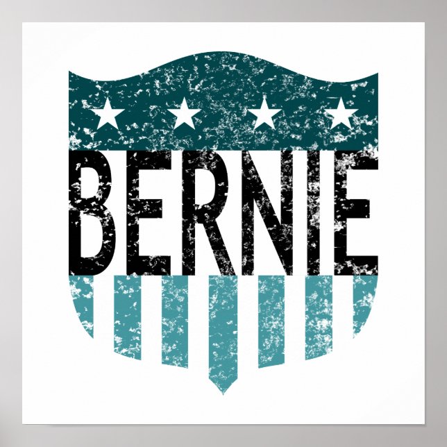 Pôster Estrelas BERNIE e faixas (Frente)