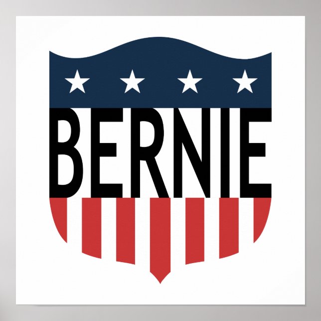 Pôster Estrelas BERNIE e faixas (Frente)