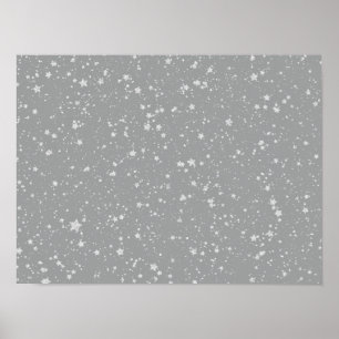 Poster Estrelas de brilho4 - Prata