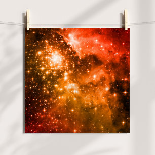 Poster Estrelas de laranja