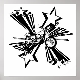 Pôster Estrelas de motocicletas