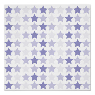 Pôster Estrelas de Ombre Azul Patriótica