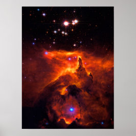 Poster Estrelas de Pismis 24 beleza no espaço sideral