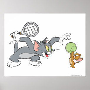 Poster Estrelas de tênis 2 de Tom e de Jerry