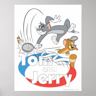 Pôster Estrelas de tênis 7 de Tom e de Jerry