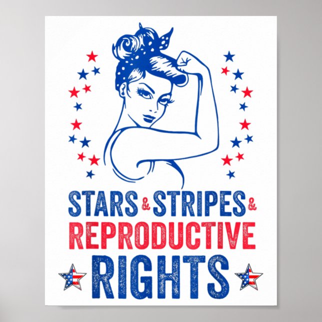 Poster Estrelas E Direitos Reprodutivos 4 De Julho (Frente)
