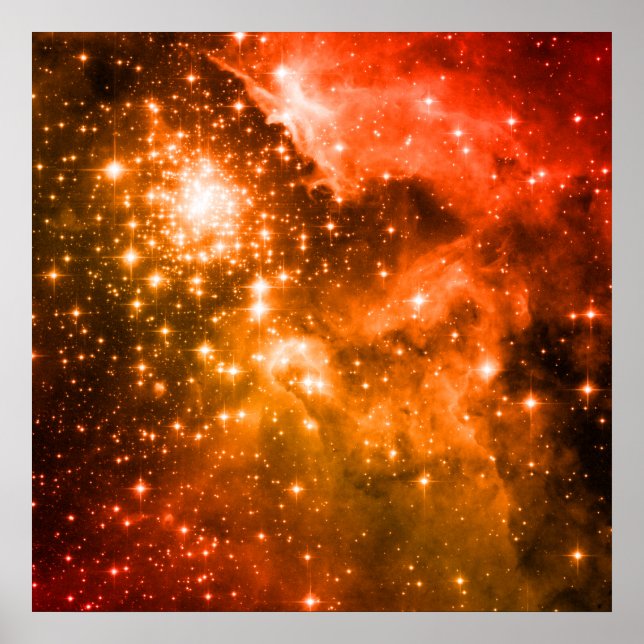 Poster Estrelas Laranja (Frente)