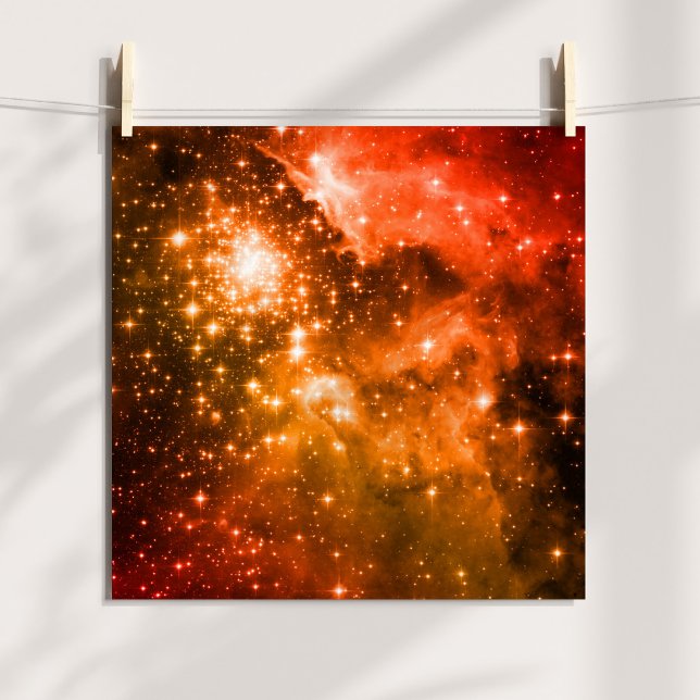 Poster Estrelas Laranja (Orange Stars Poster)