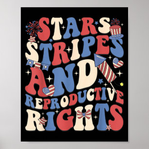 Poster Estrelas Listras e Direitos Reprodutivos Independê