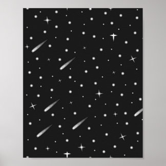 Poster Estrelas no padrão do céu noturno
