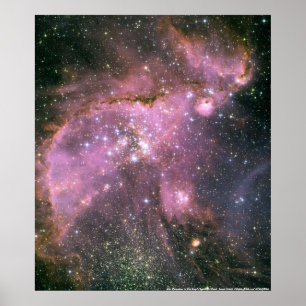Pôster Estrelas novas na nuvem de Magellanic pequena