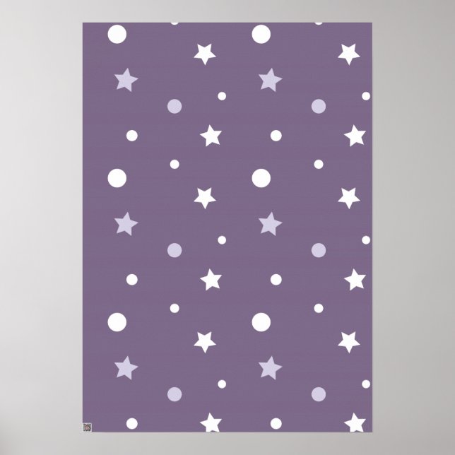Poster Estrelas Roxas (Frente)