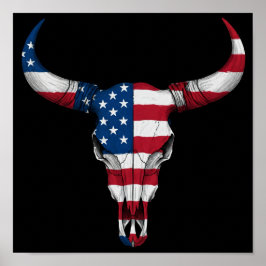 Poster Estrelas Stripes e Steers