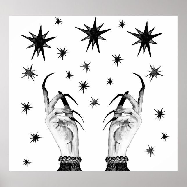 Poster Estrelas Testemunhosas: Antecedentes Noturnos de H (Frente)
