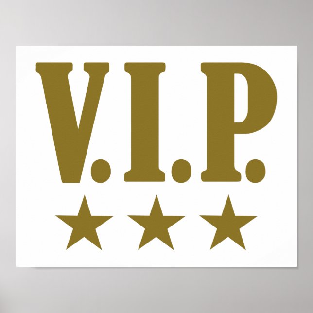 Pôster estrelas VIP (Frente)