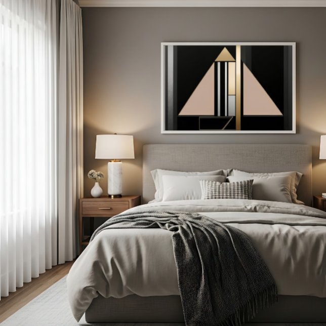 Poster Estrutura Geométrica Art Déco (Criador carregado)
