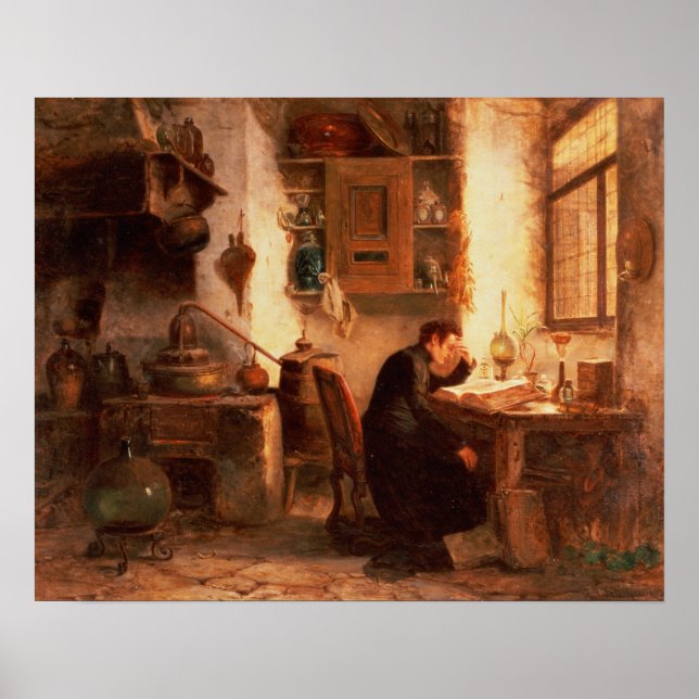 Pôster Estudante de química e farmácia (Frente)