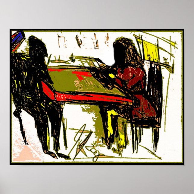 Poster estudante de soldados (Frente)