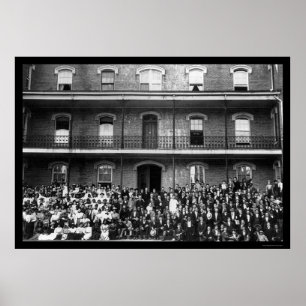 Pôster Estudantes na faculdade de Berea em Berea, KY 1899