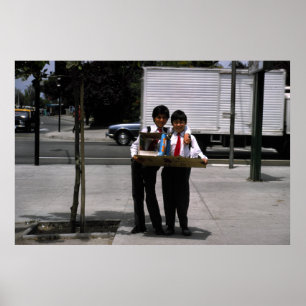 Pôster Estudantes orgulhosos, Santiago, o Chile