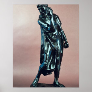 Poster Estude para Pierre de Wissant, dos Burghers de