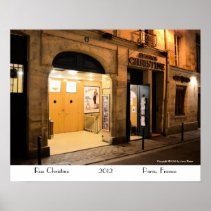 Pôster Estúdio Christine, Paris France