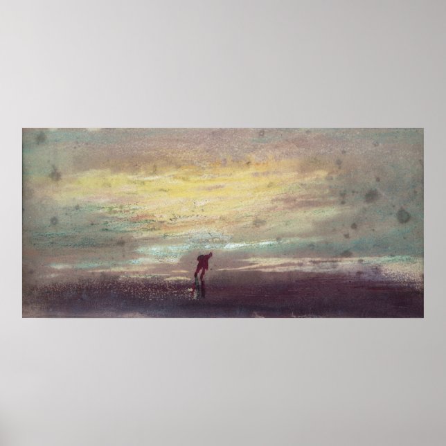 Pôster Estudo da luz solar (Frente)