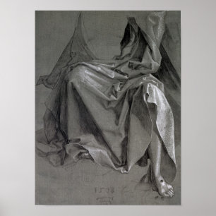 Poster Estudo das vestes do cristo, 1508