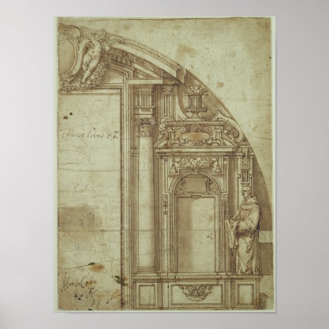 Pôster Estudo de arquitetura (Frente)