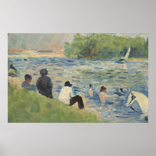Poster Estudo de Bathers para Bathers em Asnières